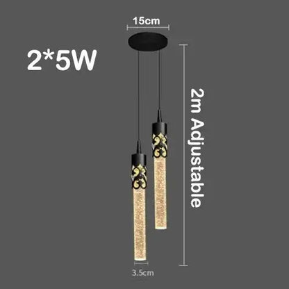 Lampe de chevet - Suspension en Cristal - Design Moderne Lampa-dia