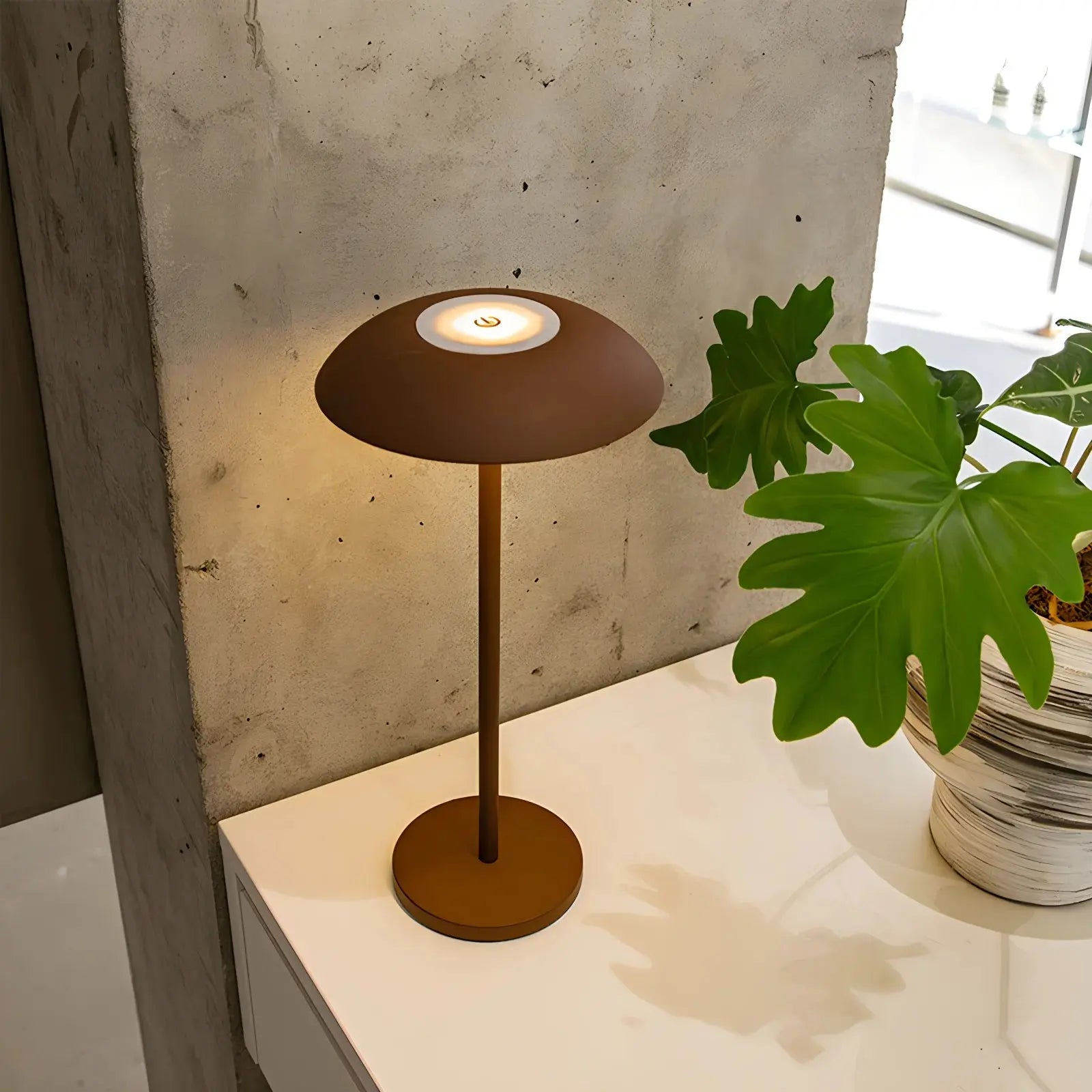 Lampe de chevet - Tactile Rechargeable - LED, Intensité Variable, 2600mAh, Aluminium, 5V, 2200K Lampadia