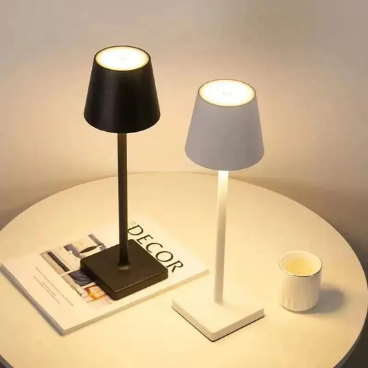 Lampe de chevet - Tactile, 3 Températures de Couleur, Intensité Variable, Portable, Design Moderne Lampadia