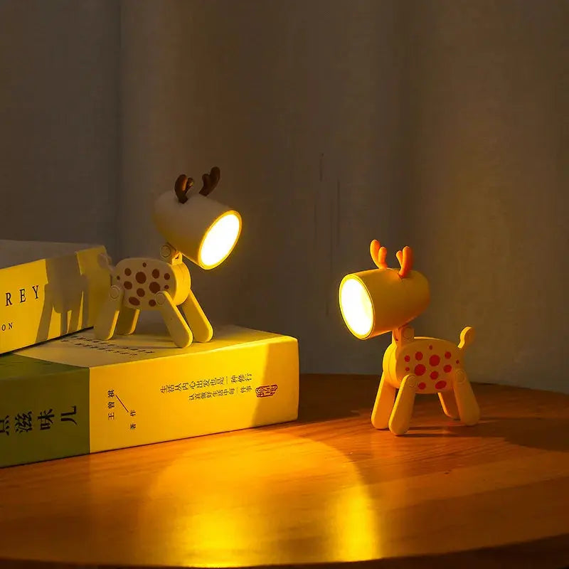 Lampe de chevet - Veilleuse Animale - Lampe Enfant, Design Adorable, Lumière Chaude, Cadeau Parfait Lampadia