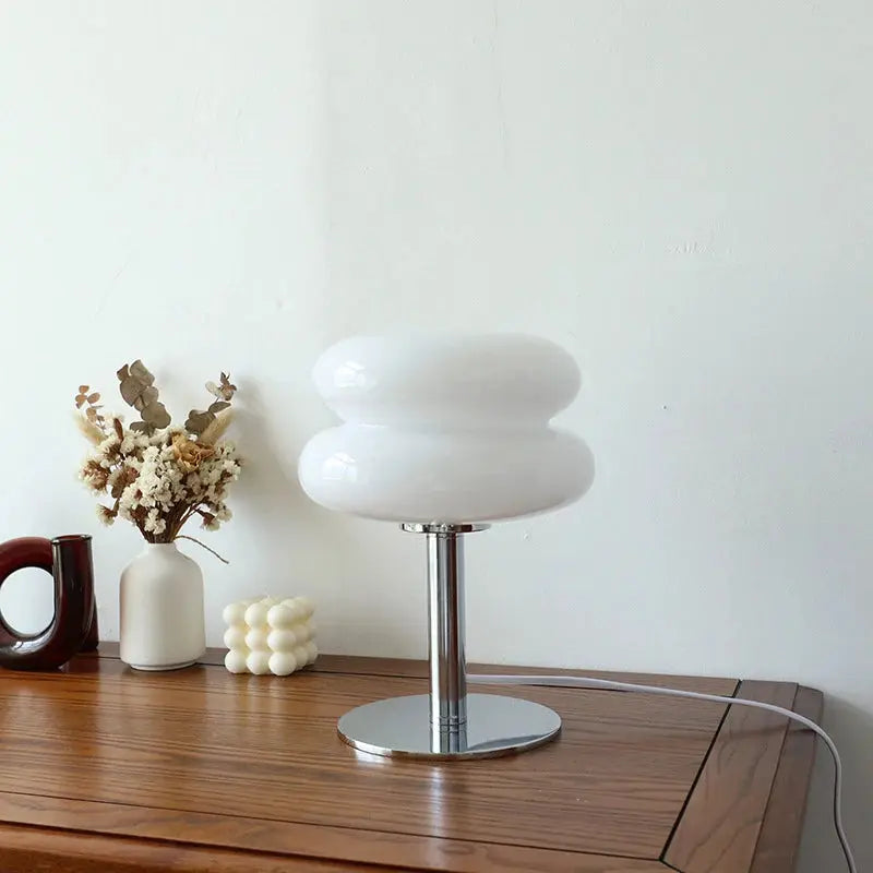 Lampe de chevet - Verre Orange Macaron - Design Moderne, LED, 11-15W, 90-260V Lampadia