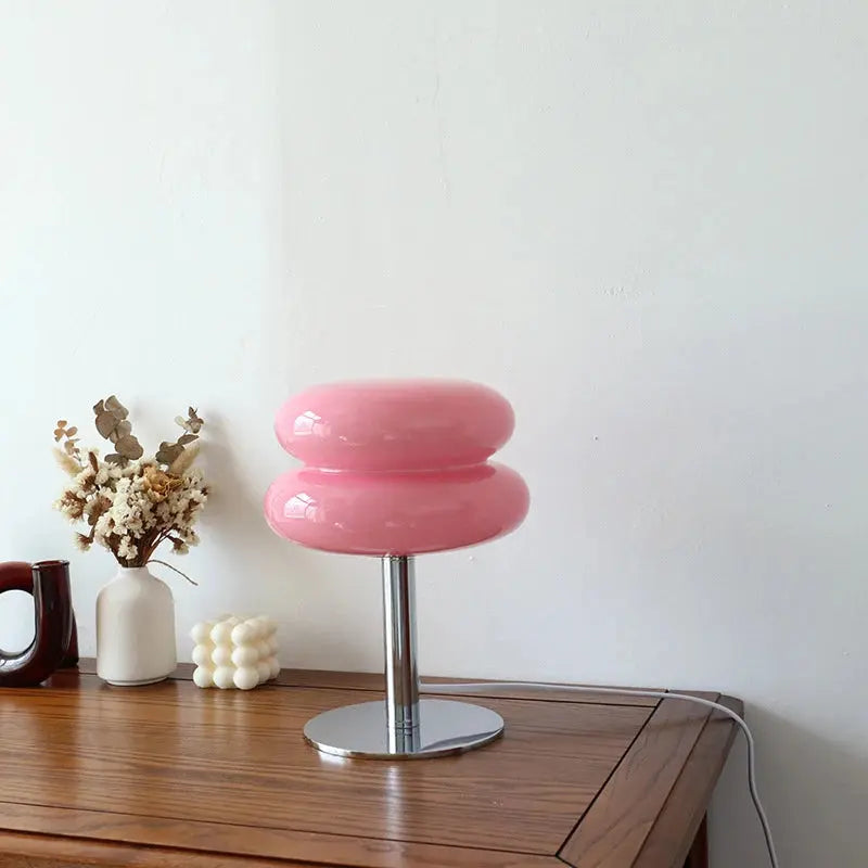 Lampe de chevet - Verre Orange Macaron - Design Moderne, LED, 11-15W, 90-260V Lampadia