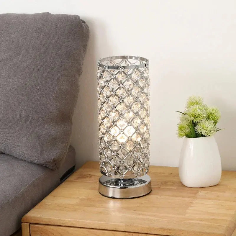Lampe de chevet en Cristal - Moderne, Tactile, Or/Argent Lampadia