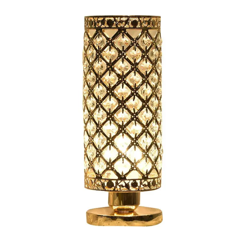 Lampe de chevet en Cristal - Moderne, Tactile, Or/Argent Lampadia