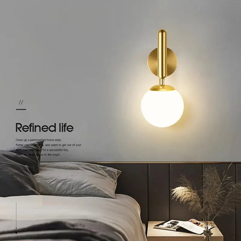 Modern Indoor Wall Light Lamp Suitable For Bedroom Bedside Living Room Home Decor Light Fixture Lampadia