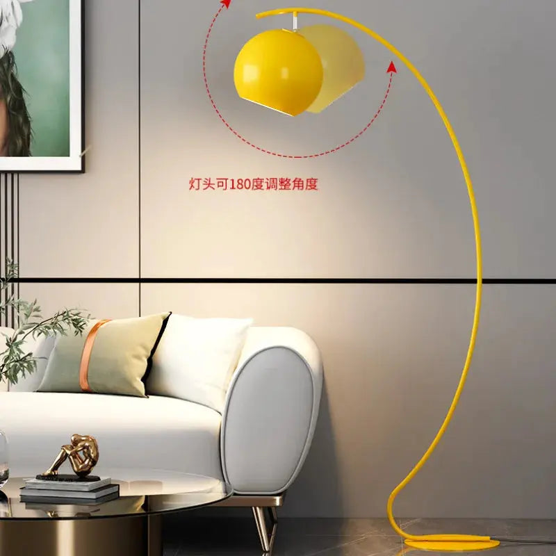 Scandinavian Macaroon Fashion Art Led Floor Lamps for Living Room Sofa Corner Standing Lamp Bedroom Bedside Lights Home Decor Lampadia