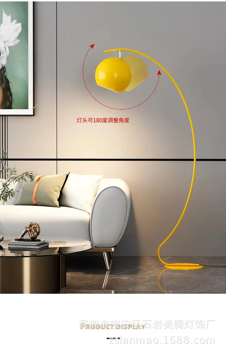 Scandinavian Macaroon Fashion Art Led Floor Lamps for Living Room Sofa Corner Standing Lamp Bedroom Bedside Lights Home Decor Lampadia