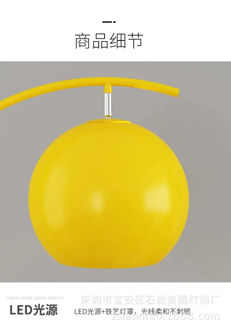 Scandinavian Macaroon Fashion Art Led Floor Lamps for Living Room Sofa Corner Standing Lamp Bedroom Bedside Lights Home Decor Lampadia