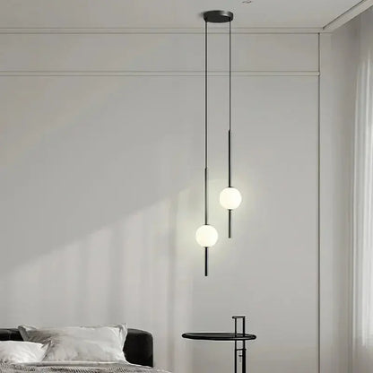 Suspension LED Minimaliste - Boules en Verre, Design Nordique Lampadia