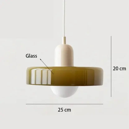 Suspension en Verre Nordique Rétro - Multi-Couleurs, E27, 90-260V, Design Contemporain Lampadia