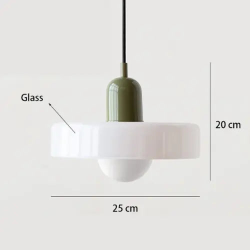 Suspension en Verre Nordique Rétro - Multi-Couleurs, E27, 90-260V, Design Contemporain Lampadia